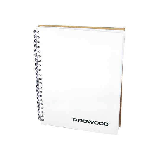 ProWood A4 Leather Spiral Notebook