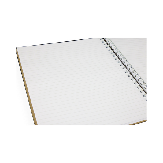 ProWood A4 Leather Spiral Notebook