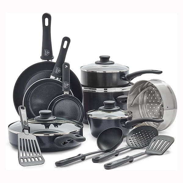 Nonstick Pots and Pans Set - Black Diamond- Canada Only