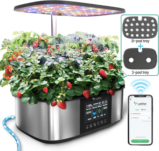 INDOOR GARDEN HYDROPONICS GROWING SYSTEM