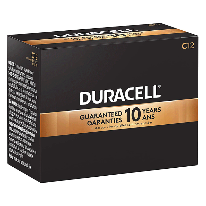 Duracell - CopperTop C Alkaline Batteries - 12ct