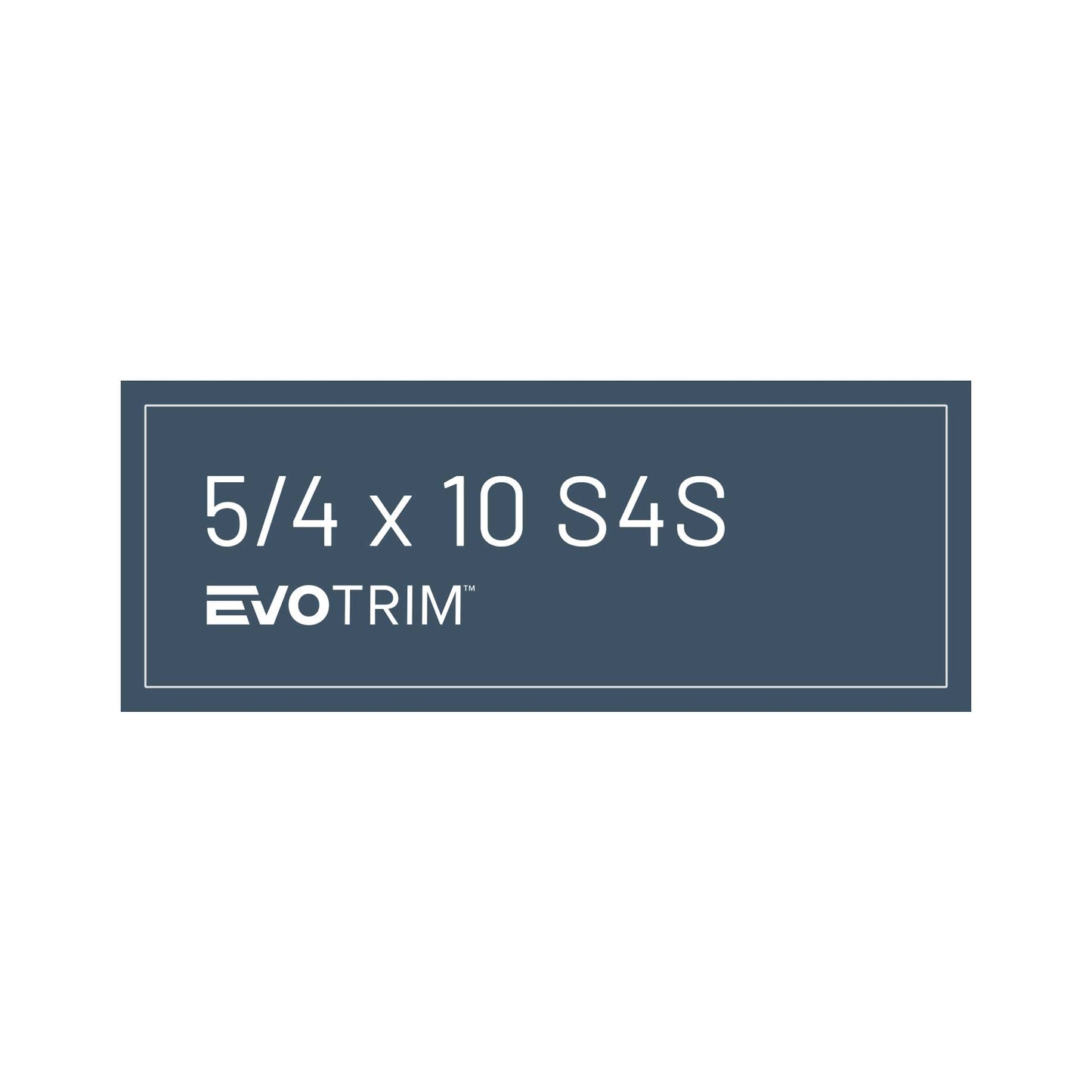 EvoTrim Placard 4.25"x1.75"