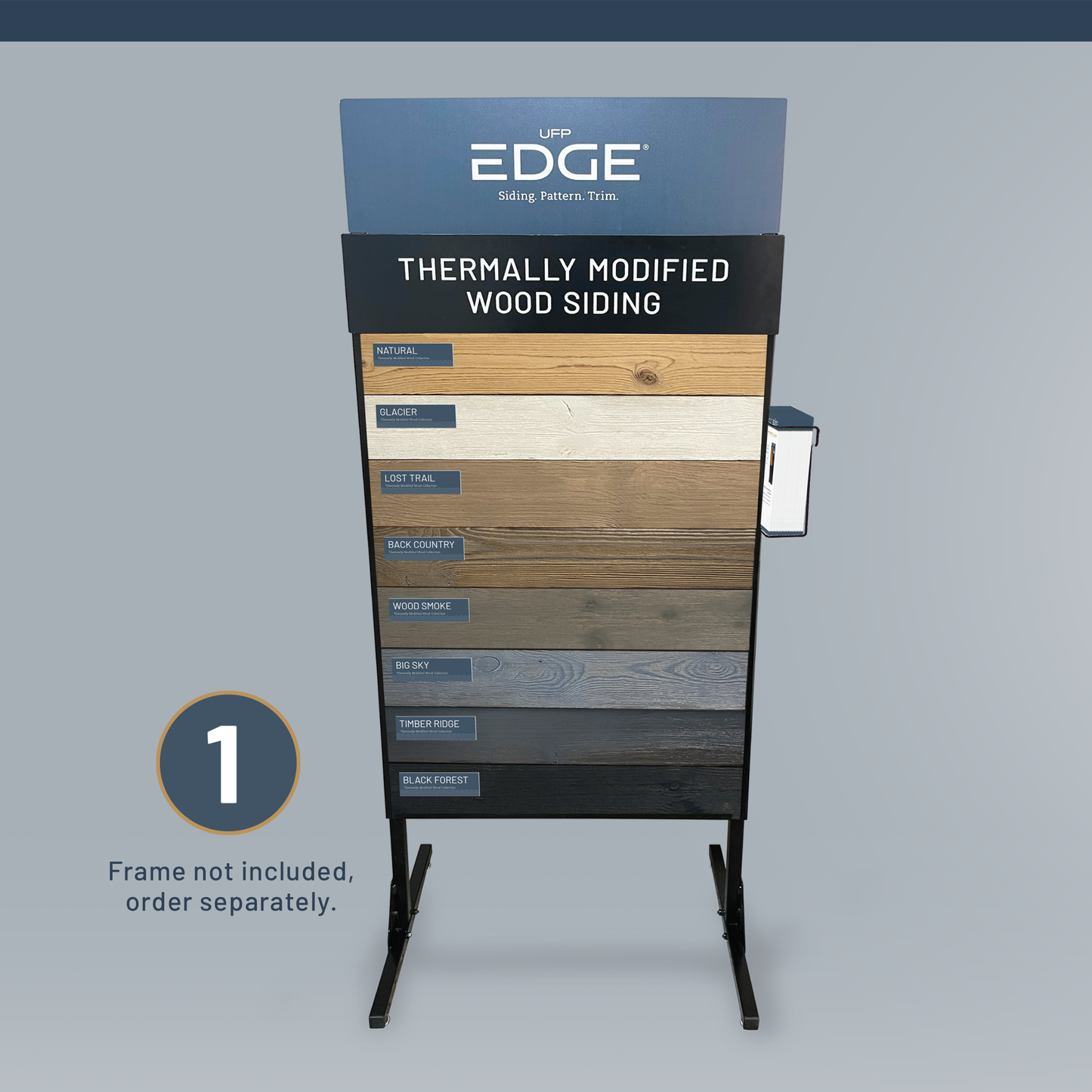 Thermally Modified Wood Prefinished Colors Dealer Display