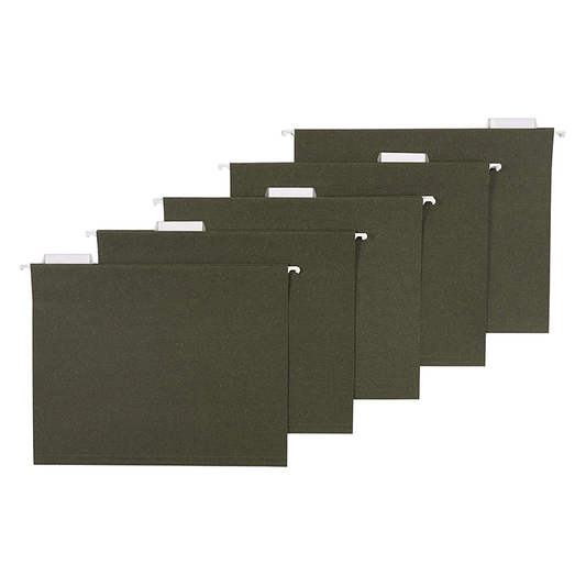 Hanging File Folders -Green - 75ct